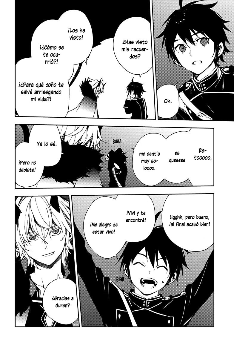 Owari no Seraph Capitulo 109: Las fichas se mueven página 21