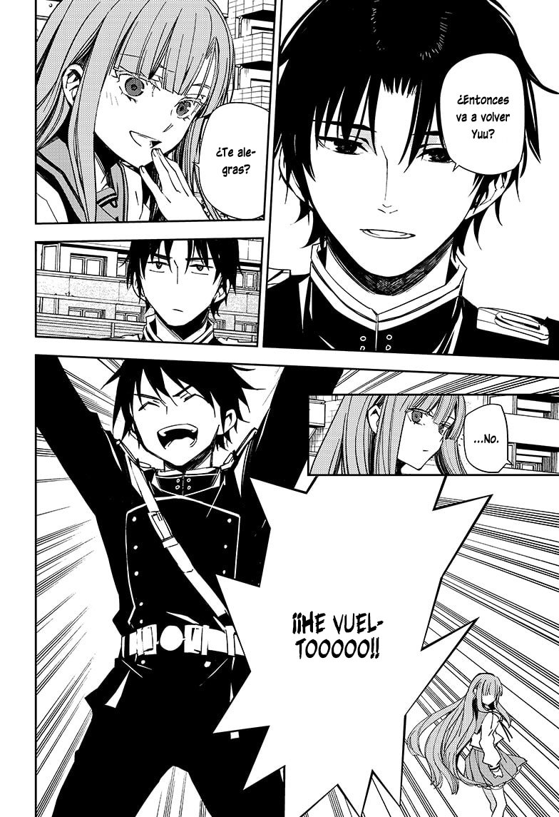Owari no Seraph Capitulo 109: Las fichas se mueven página 33