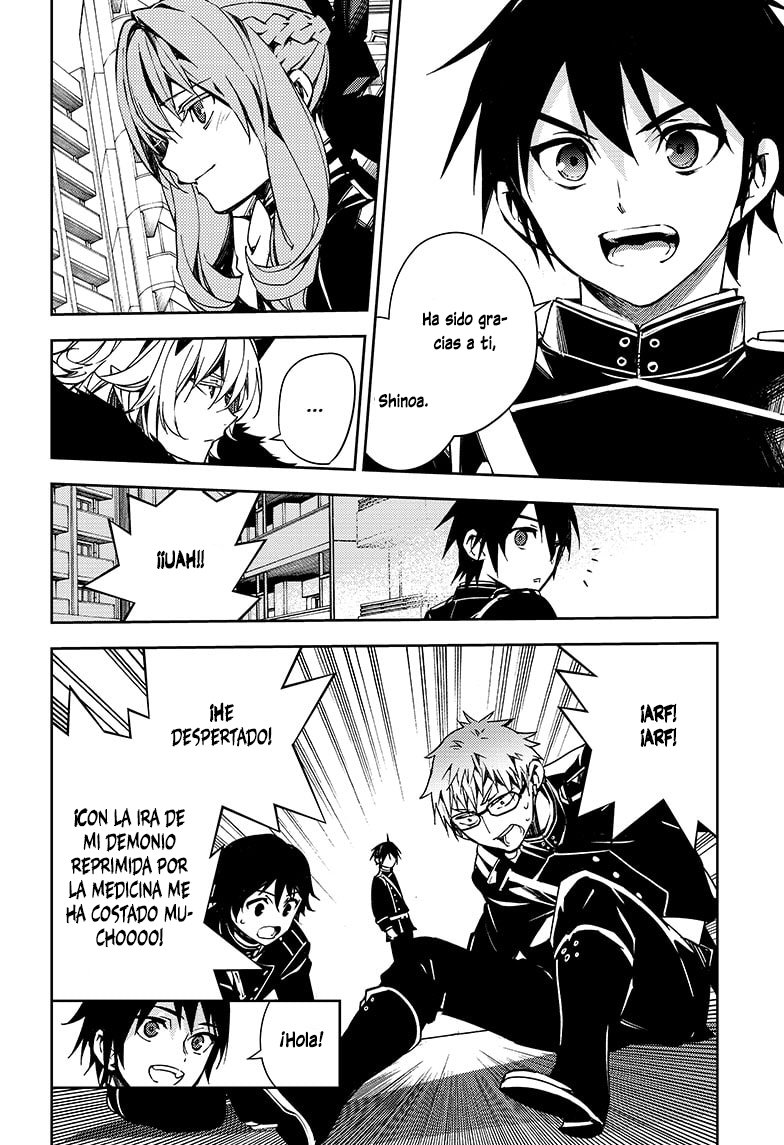 Owari no Seraph Capitulo 109: Las fichas se mueven página 35