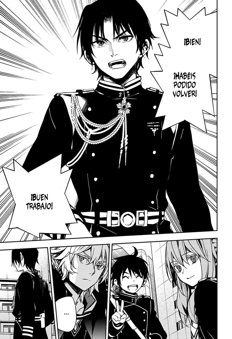 Owari no Seraph Capitulo 109: Las fichas se mueven página 36