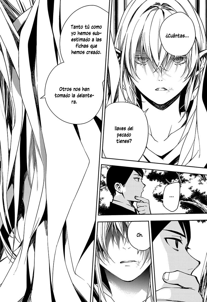 Owari no Seraph Capitulo 109: Las fichas se mueven página 39