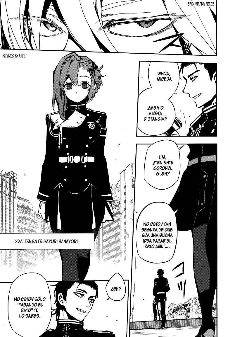 Owari no Seraph Capitulo 11: El contrato de la Reina página 11