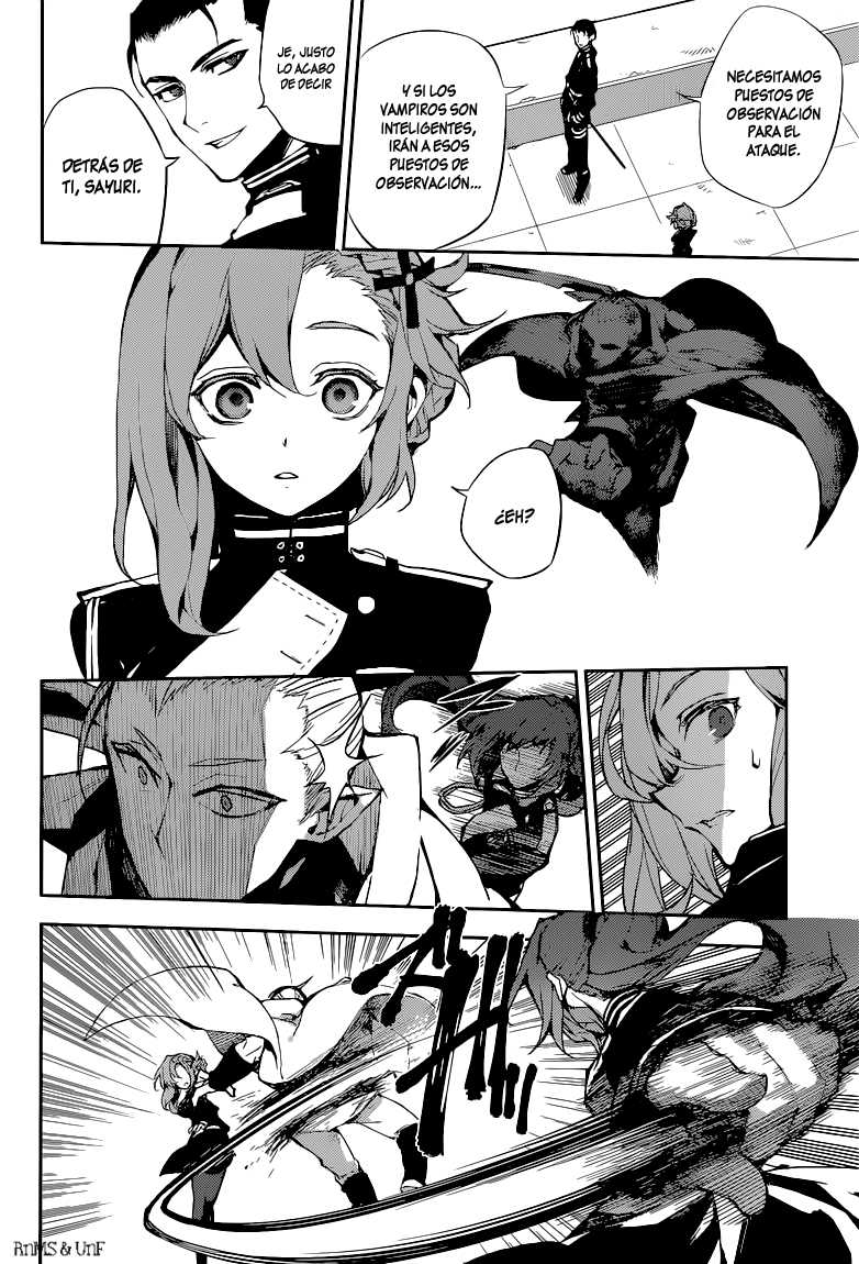 Owari no Seraph Capitulo 11: El contrato de la Reina página 12