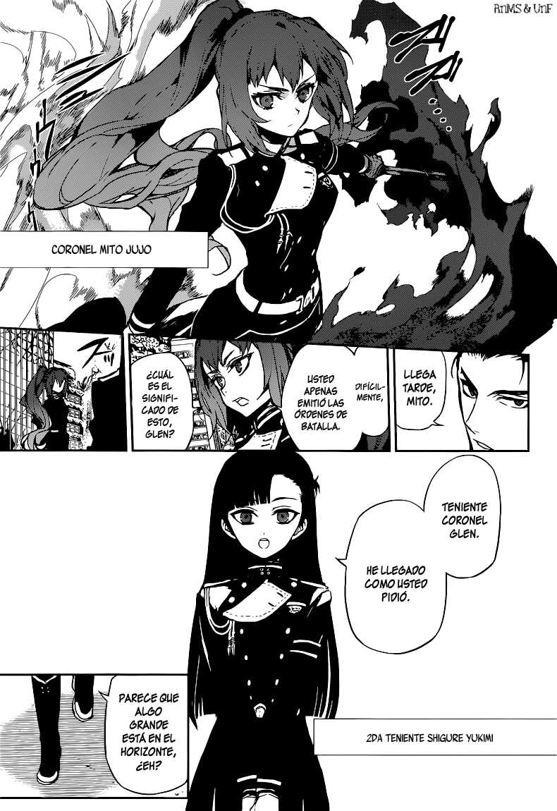 Owari no Seraph Capitulo 11: El contrato de la Reina página 13
