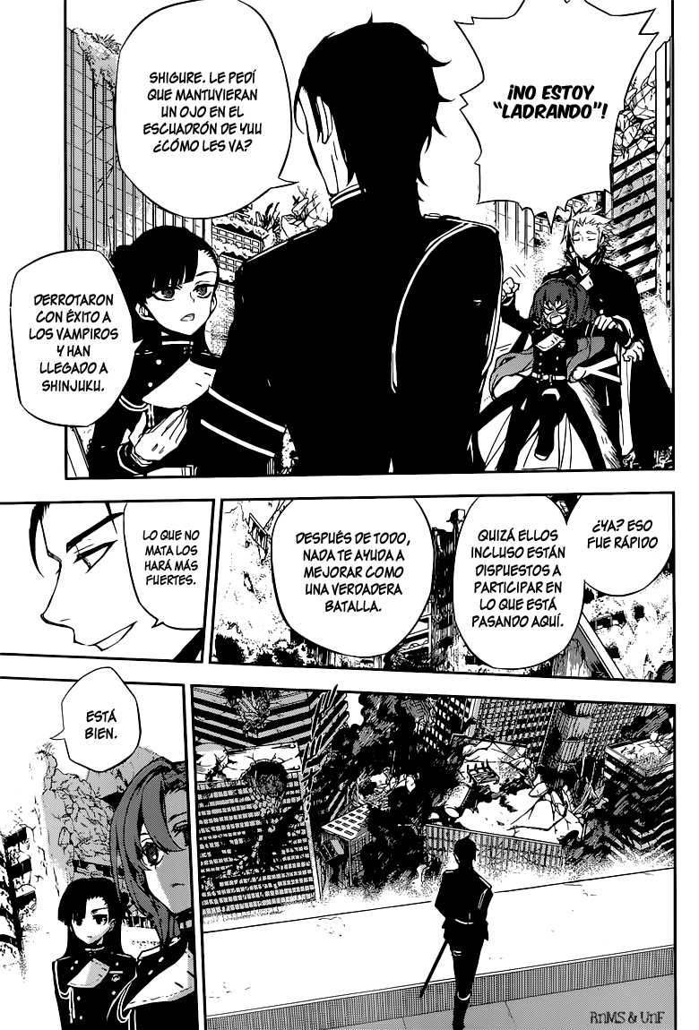 Owari no Seraph Capitulo 11: El contrato de la Reina página 15