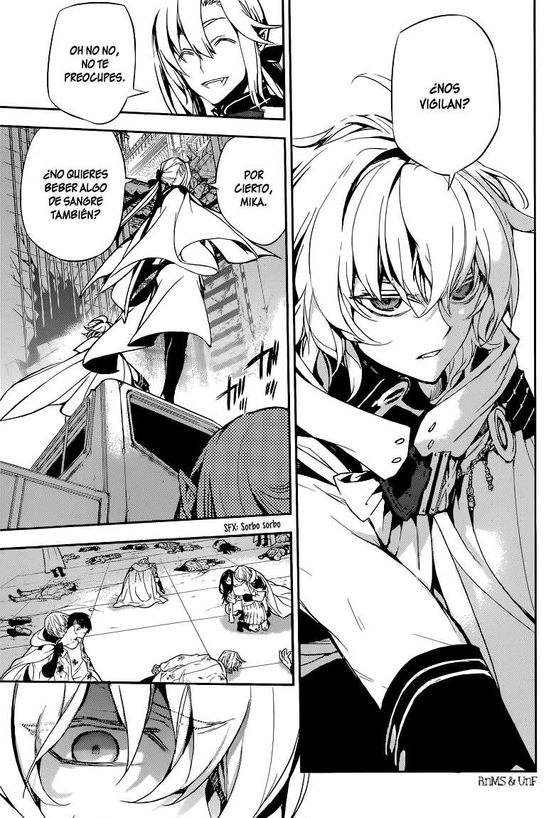 Owari no Seraph Capitulo 11: El contrato de la Reina página 17