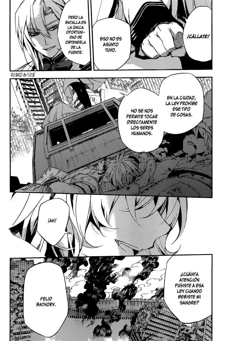 Owari no Seraph Capitulo 11: El contrato de la Reina página 18