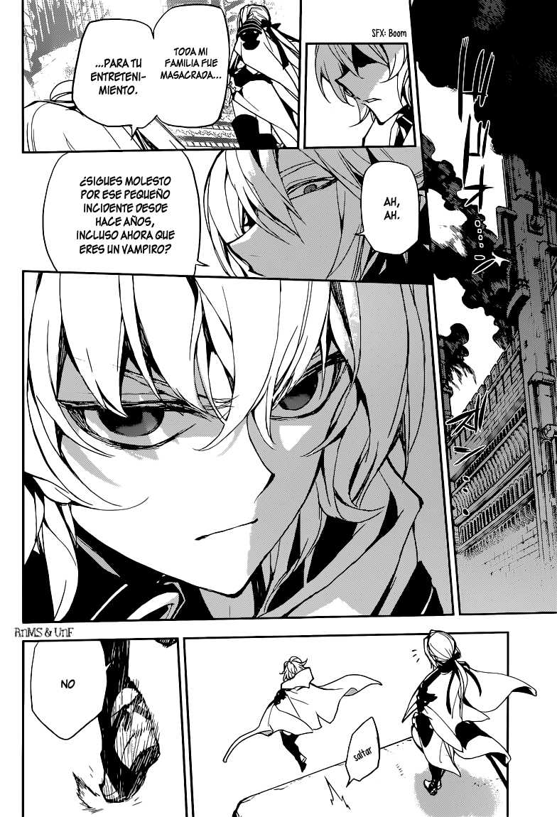 Owari no Seraph Capitulo 11: El contrato de la Reina página 22