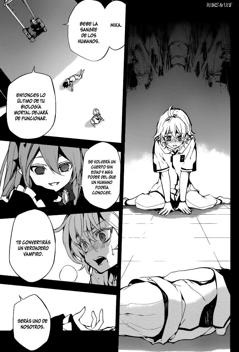 Owari no Seraph Capitulo 11: El contrato de la Reina página 27