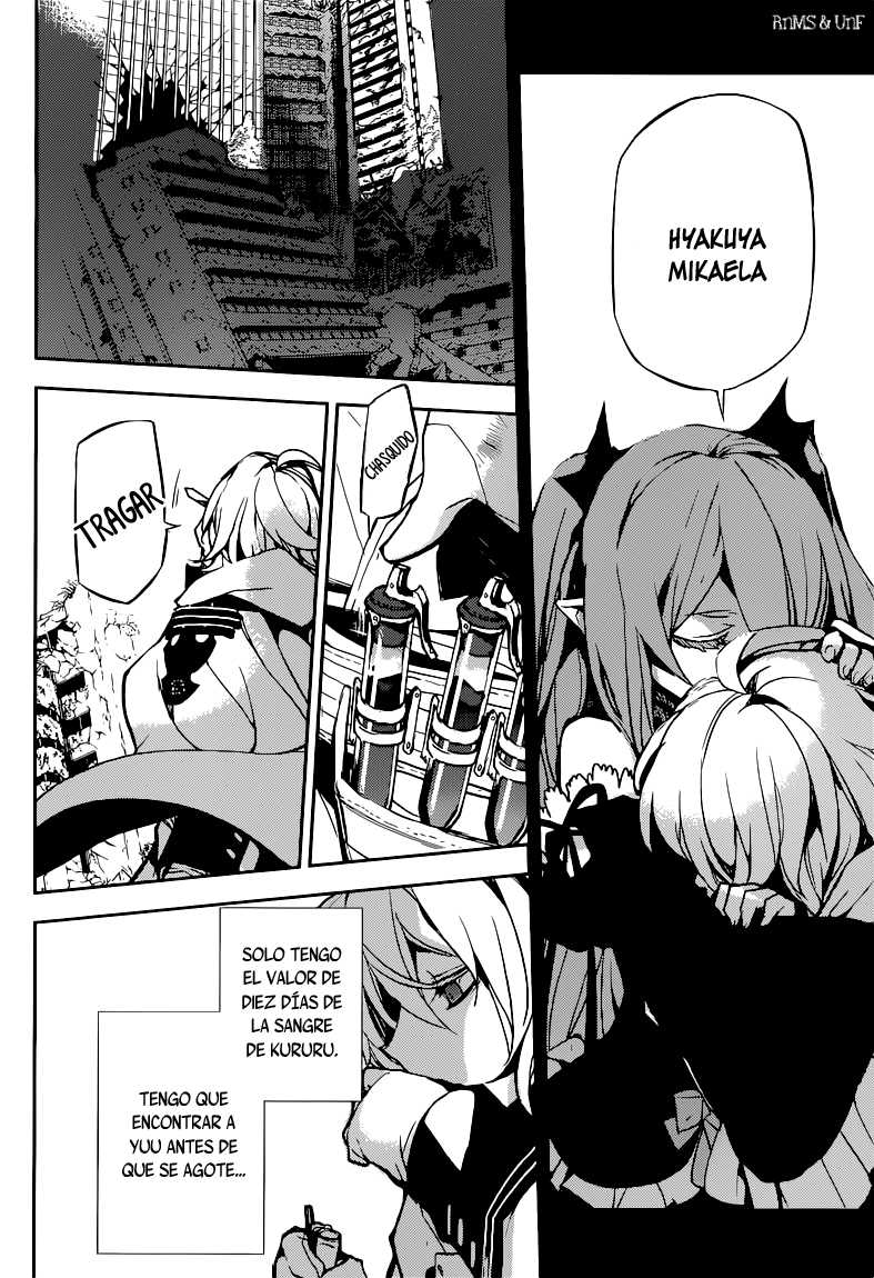 Owari no Seraph Capitulo 11: El contrato de la Reina página 33