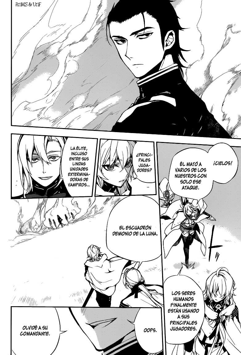 Owari no Seraph Capitulo 11: El contrato de la Reina página 35