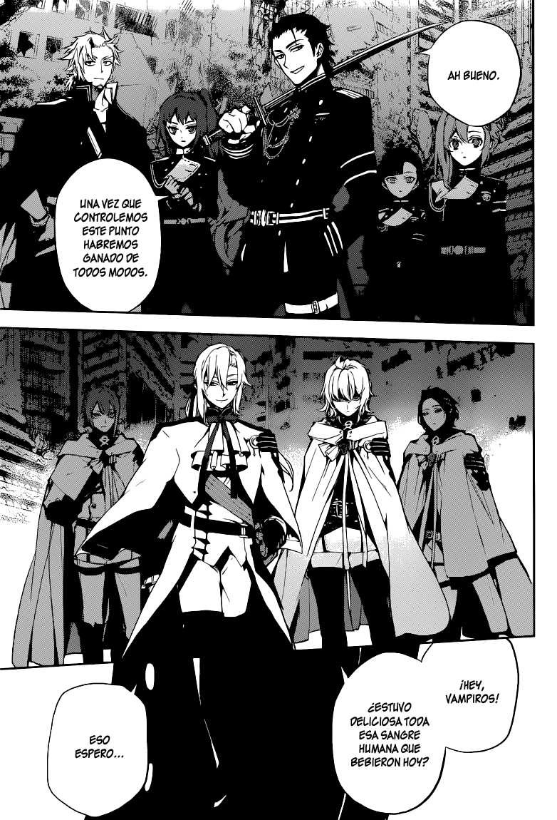 Owari no Seraph Capitulo 11: El contrato de la Reina página 36