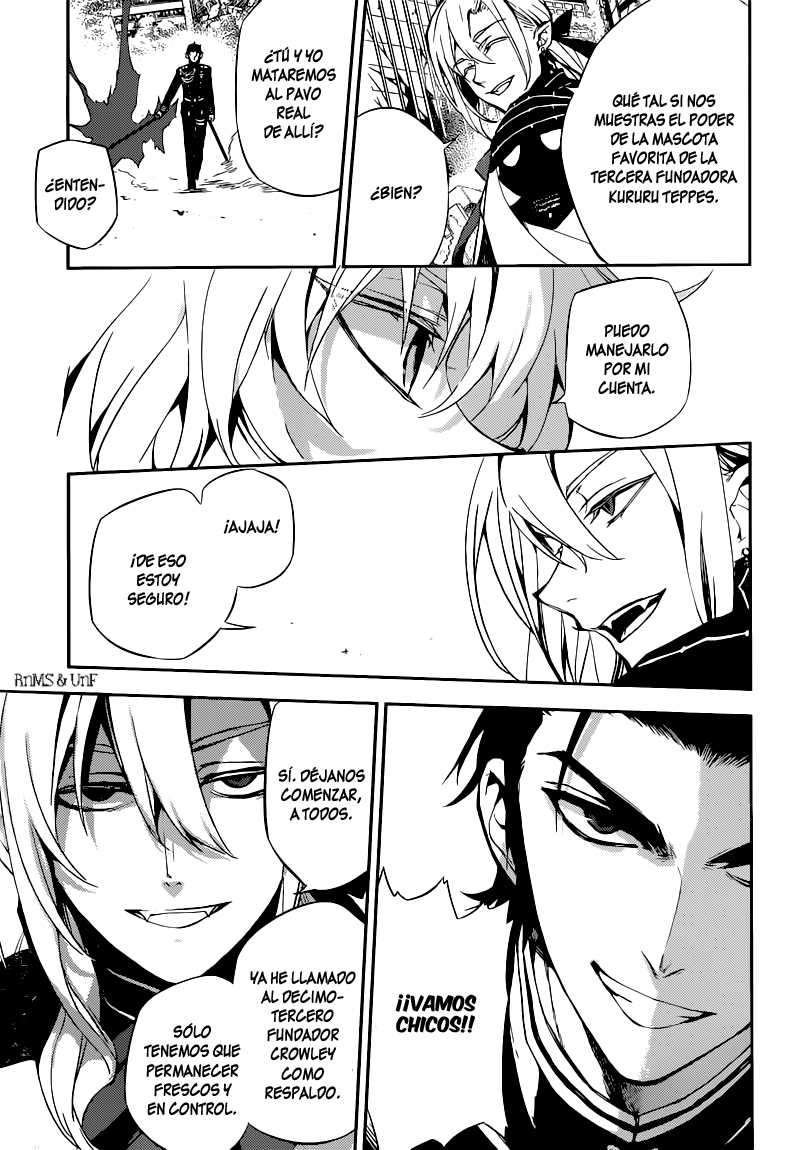 Owari no Seraph Capitulo 11: El contrato de la Reina página 38
