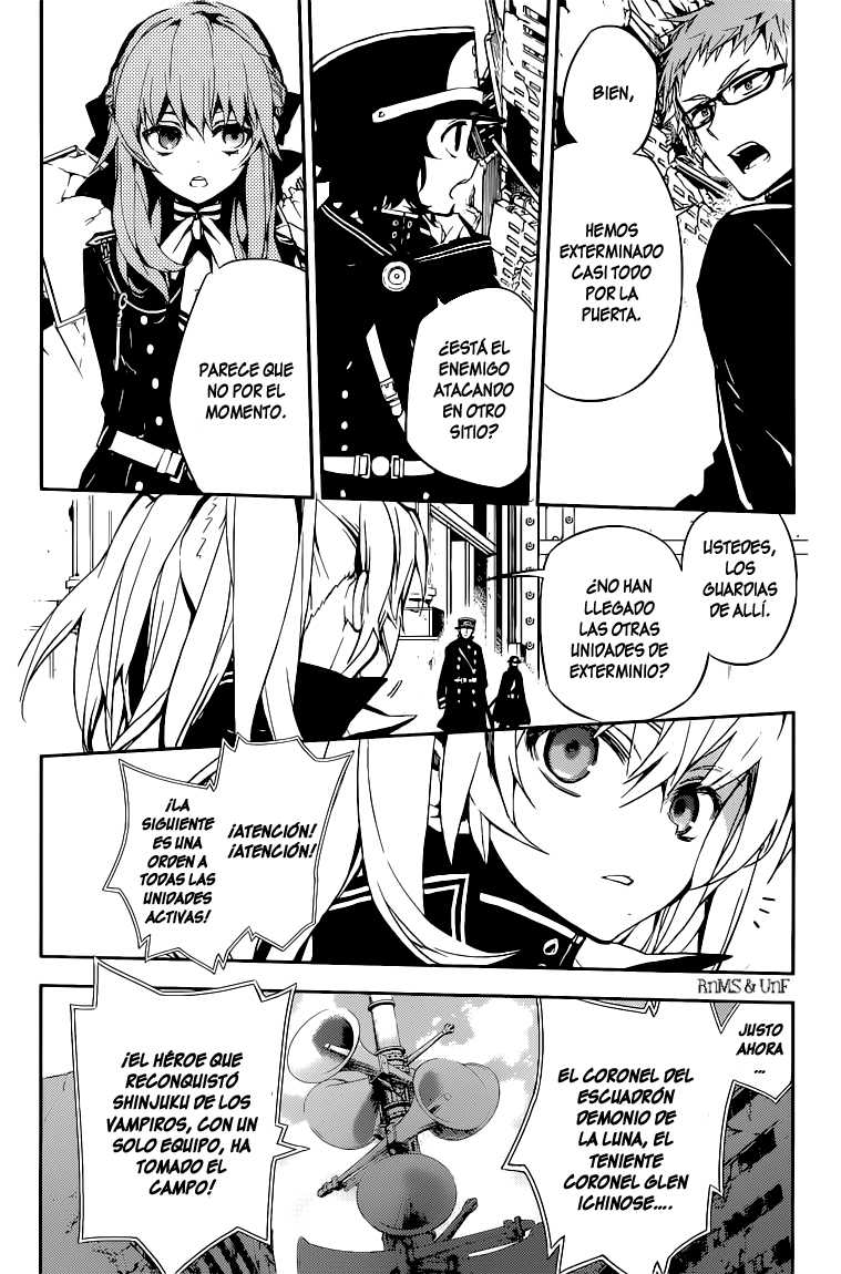 Owari no Seraph Capitulo 11: El contrato de la Reina página 42