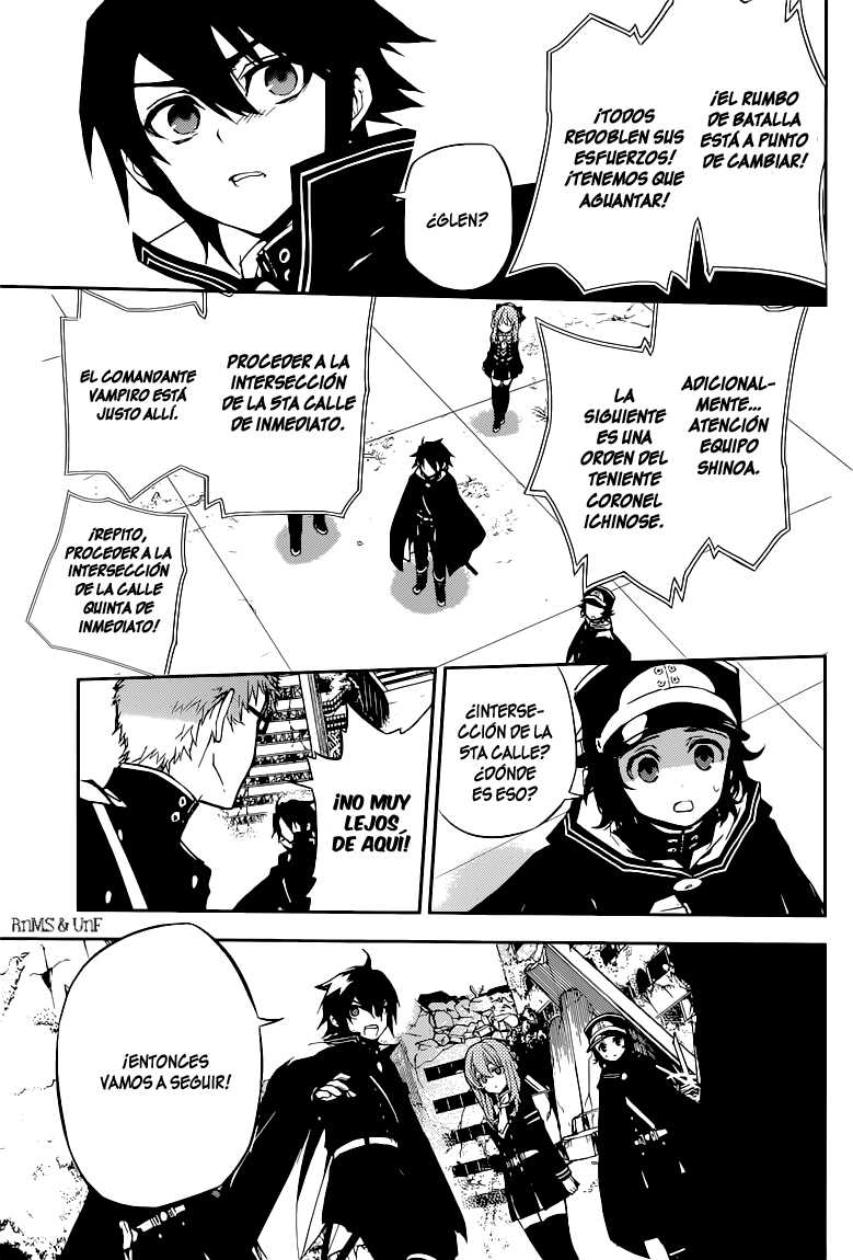 Owari no Seraph Capitulo 11: El contrato de la Reina página 43