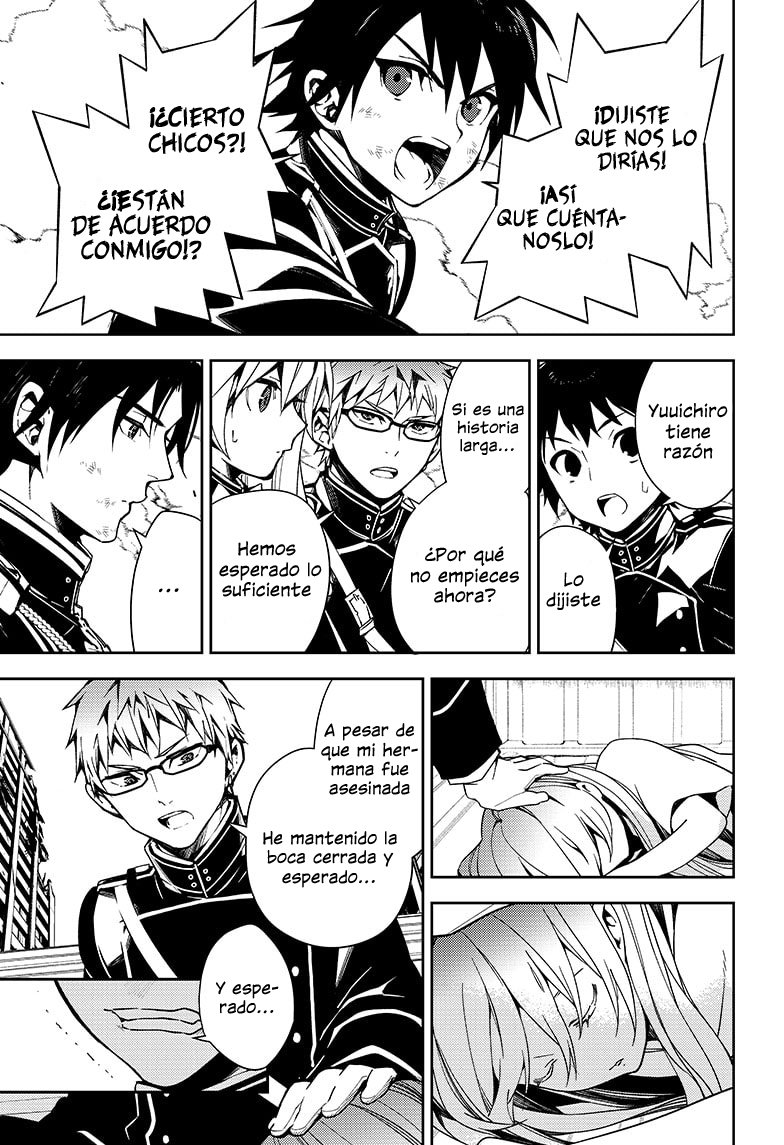 Owari no Seraph Capitulo 113: Los secretos de todos página 14