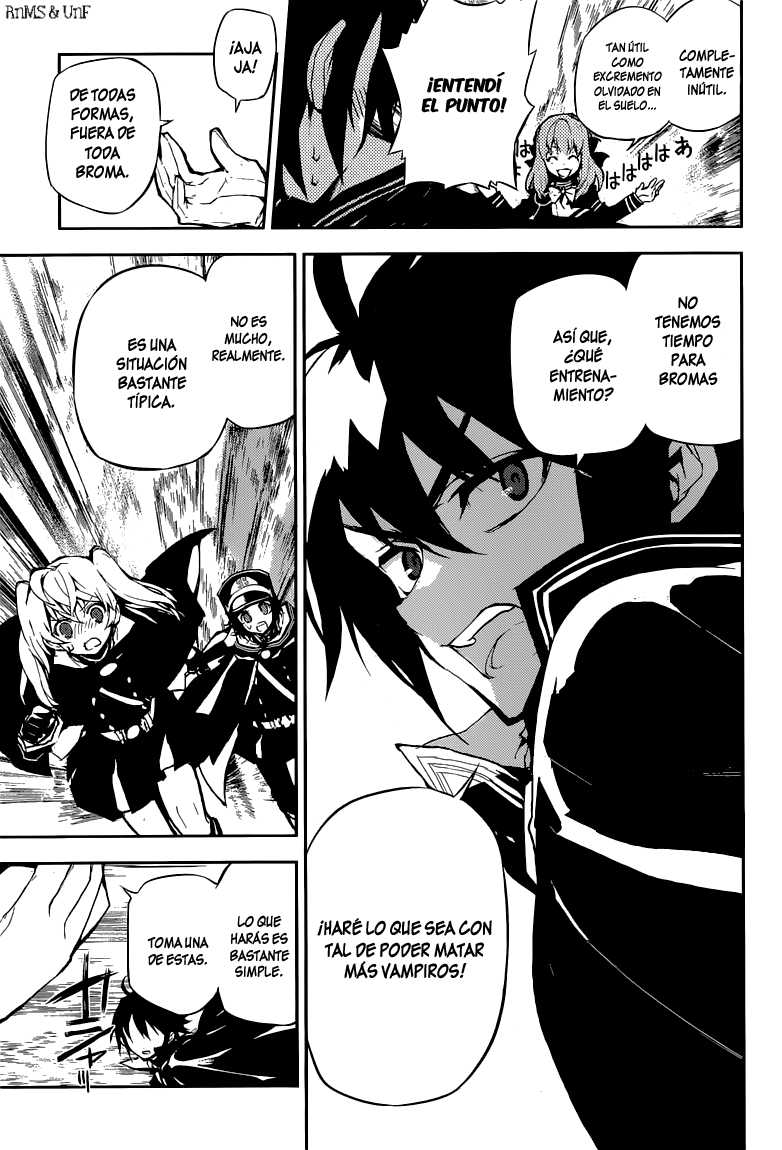 Owari no Seraph Capitulo 12: Un sumplemento muy seguro página 12