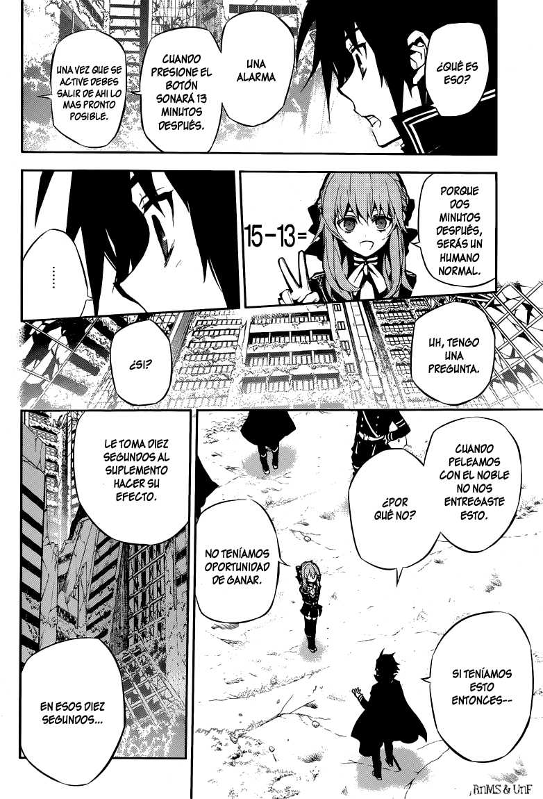 Owari no Seraph Capitulo 12: Un sumplemento muy seguro página 15