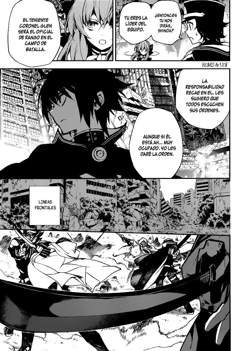 Owari no Seraph Capitulo 12: Un sumplemento muy seguro página 19