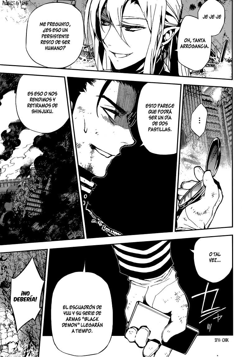 Owari no Seraph Capitulo 12: Un sumplemento muy seguro página 34