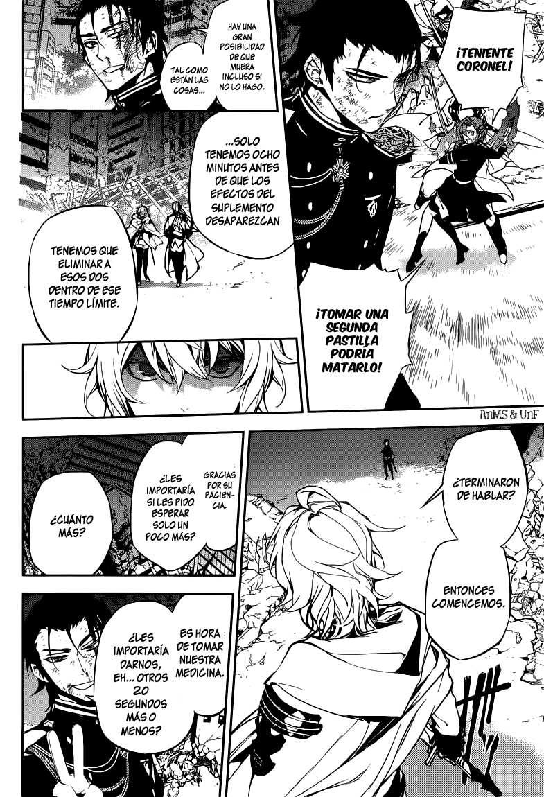 Owari no Seraph Capitulo 12: Un sumplemento muy seguro página 35