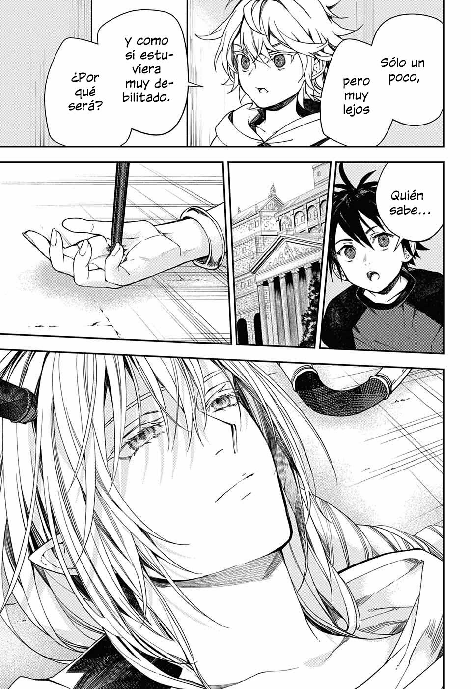 Owari no Seraph Capitulo 122: Calorías para viajar página 12