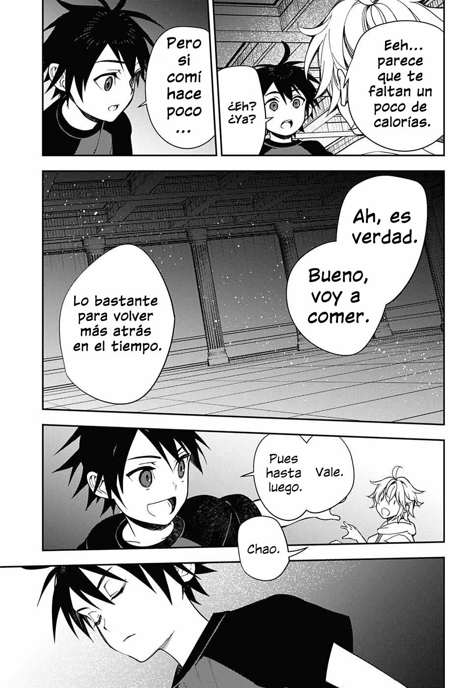 Owari no Seraph Capitulo 122: Calorías para viajar página 28