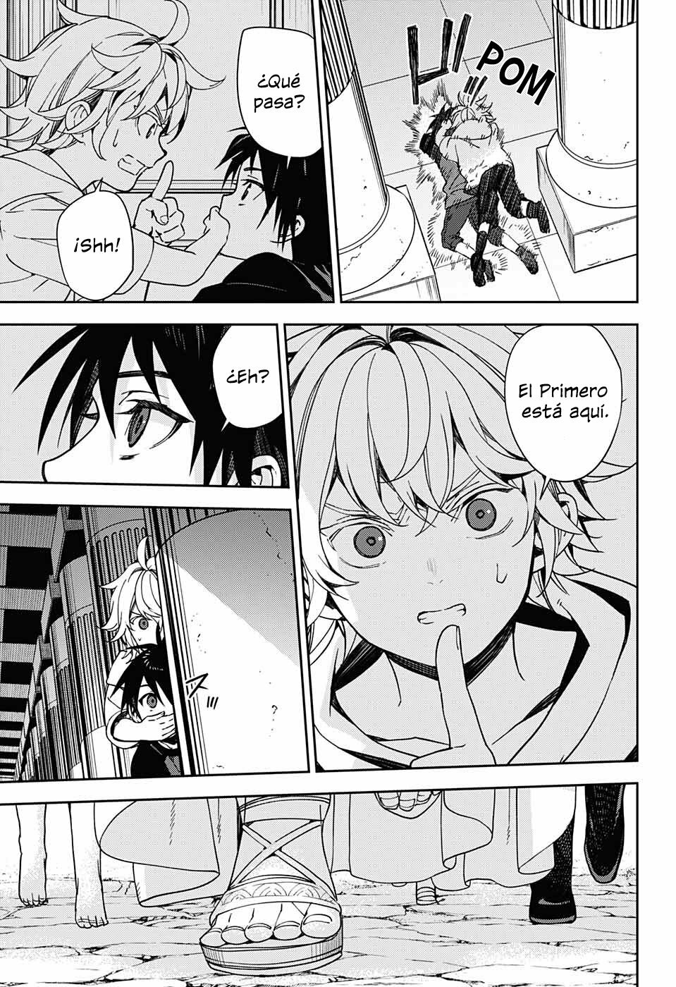 Owari no Seraph Capitulo 122: Calorías para viajar página 8