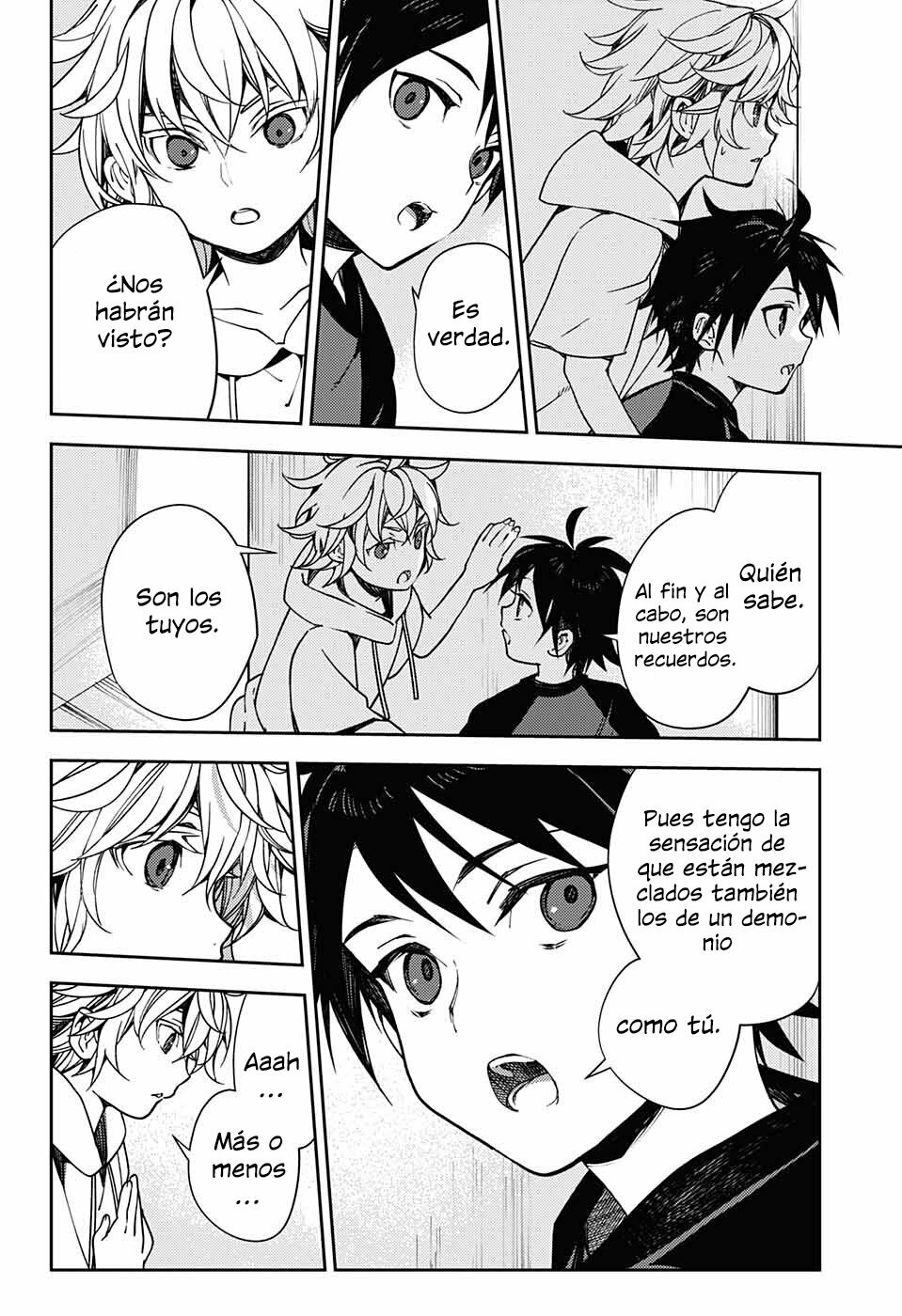 Owari no Seraph Capitulo 122: Calorías para viajar página 9