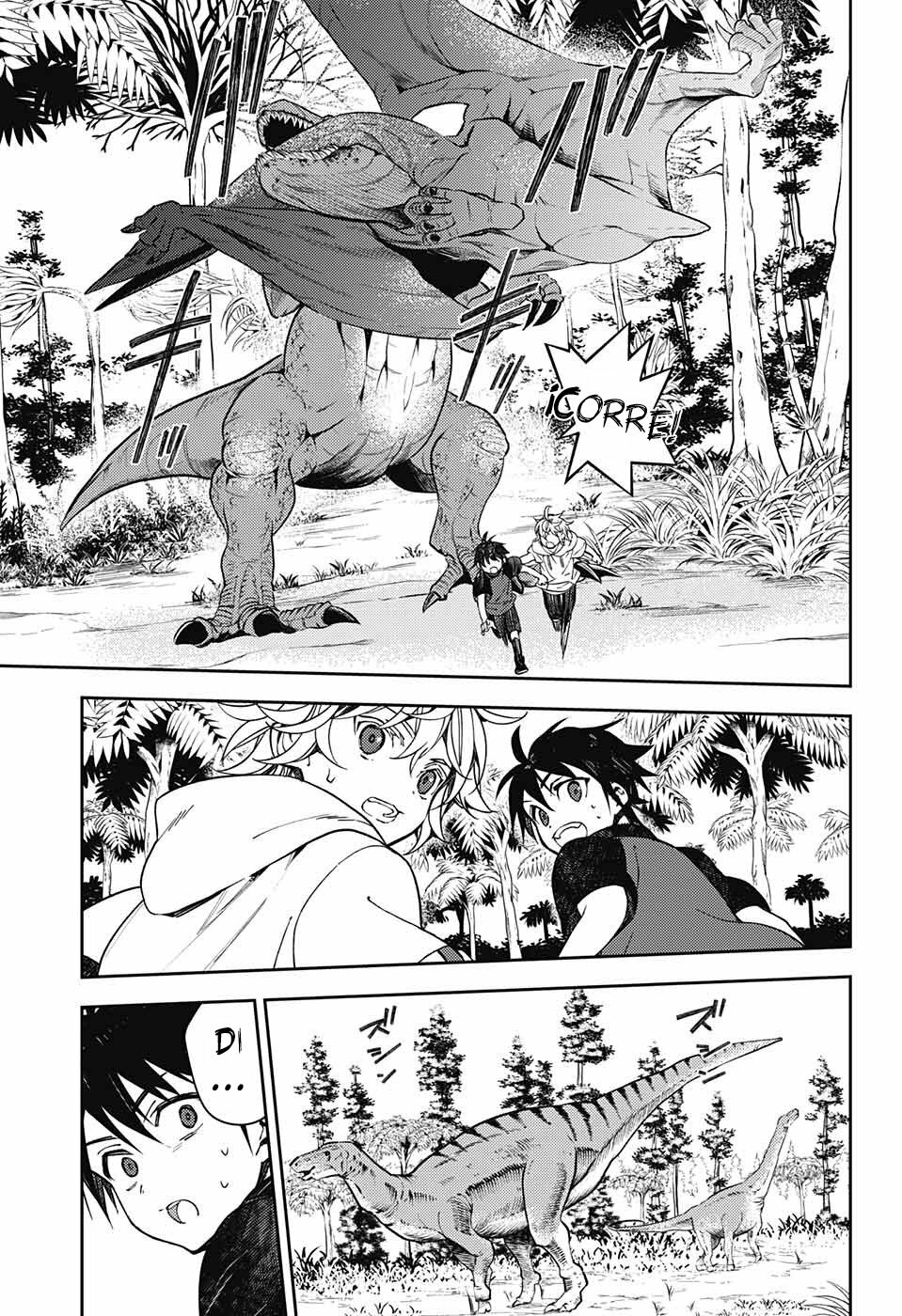Owari no Seraph Capitulo 123: Juego de Persecución en la Prehistoria página 11