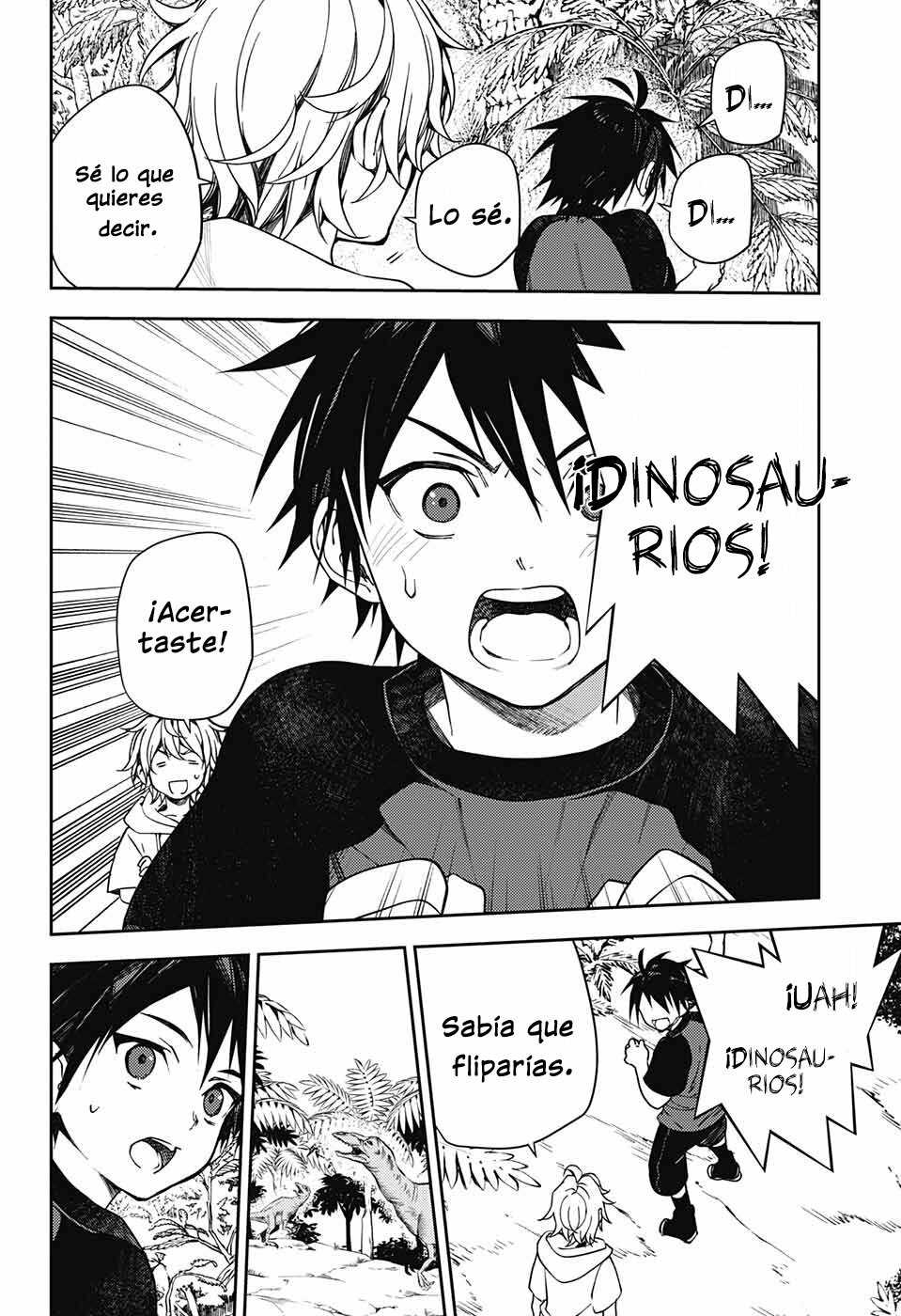 Owari no Seraph Capitulo 123: Juego de Persecución en la Prehistoria página 12