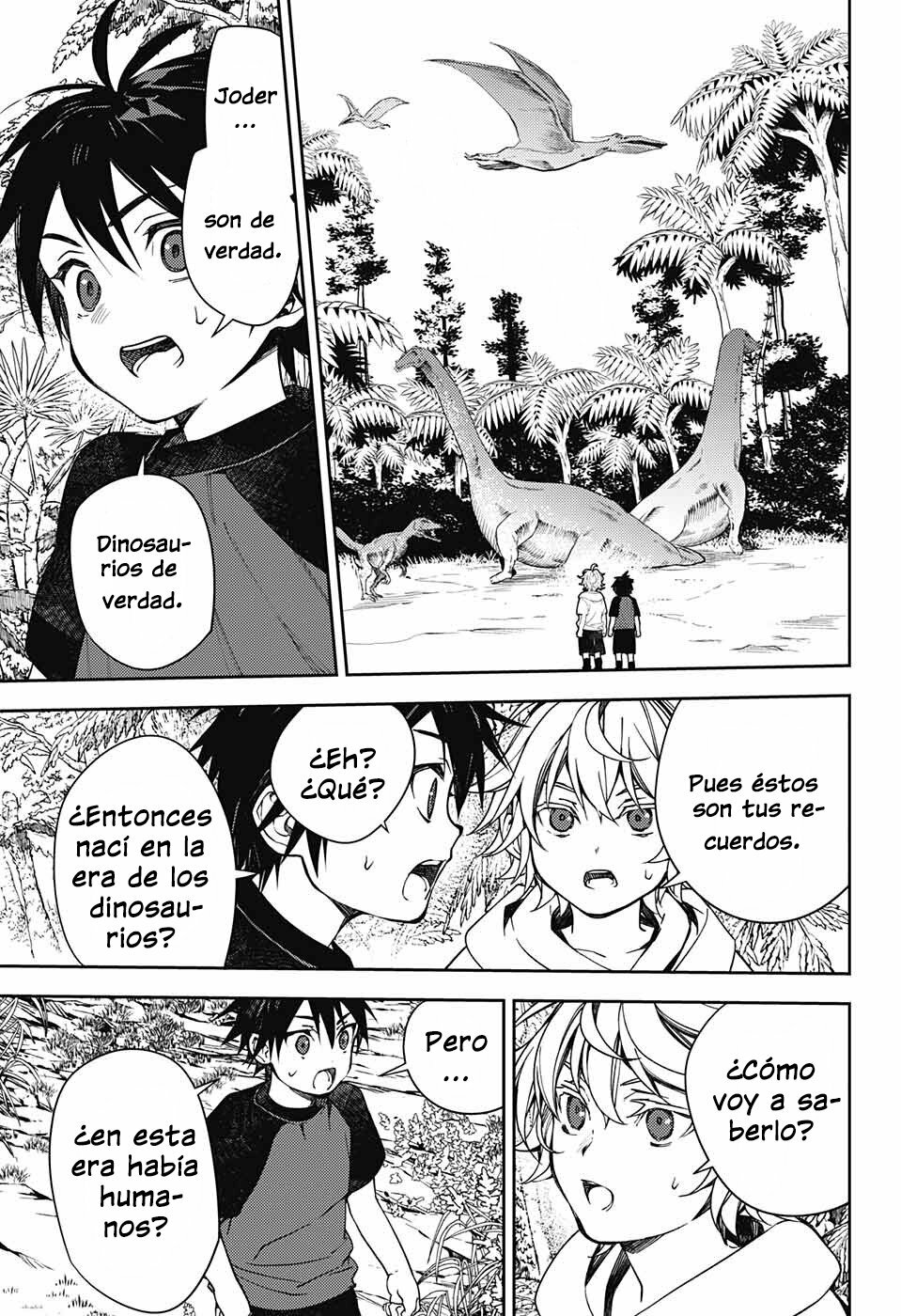 Owari no Seraph Capitulo 123: Juego de Persecución en la Prehistoria página 13