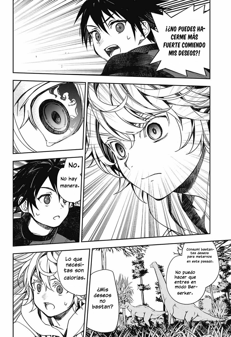 Owari no Seraph Capitulo 123: Juego de Persecución en la Prehistoria página 24