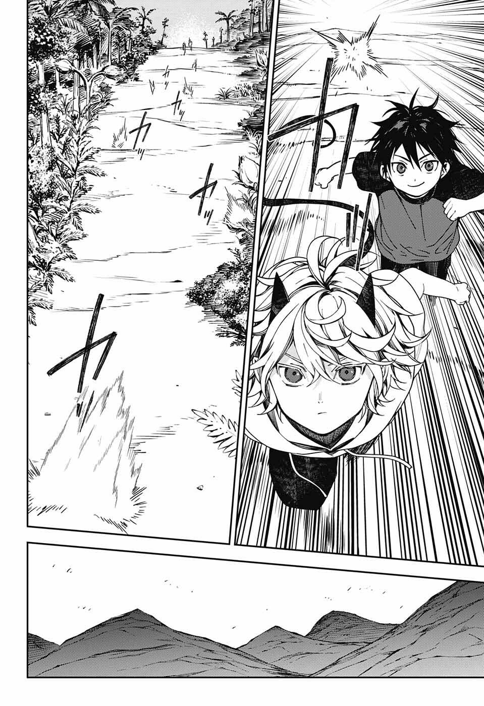 Owari no Seraph Capitulo 123: Juego de Persecución en la Prehistoria página 32