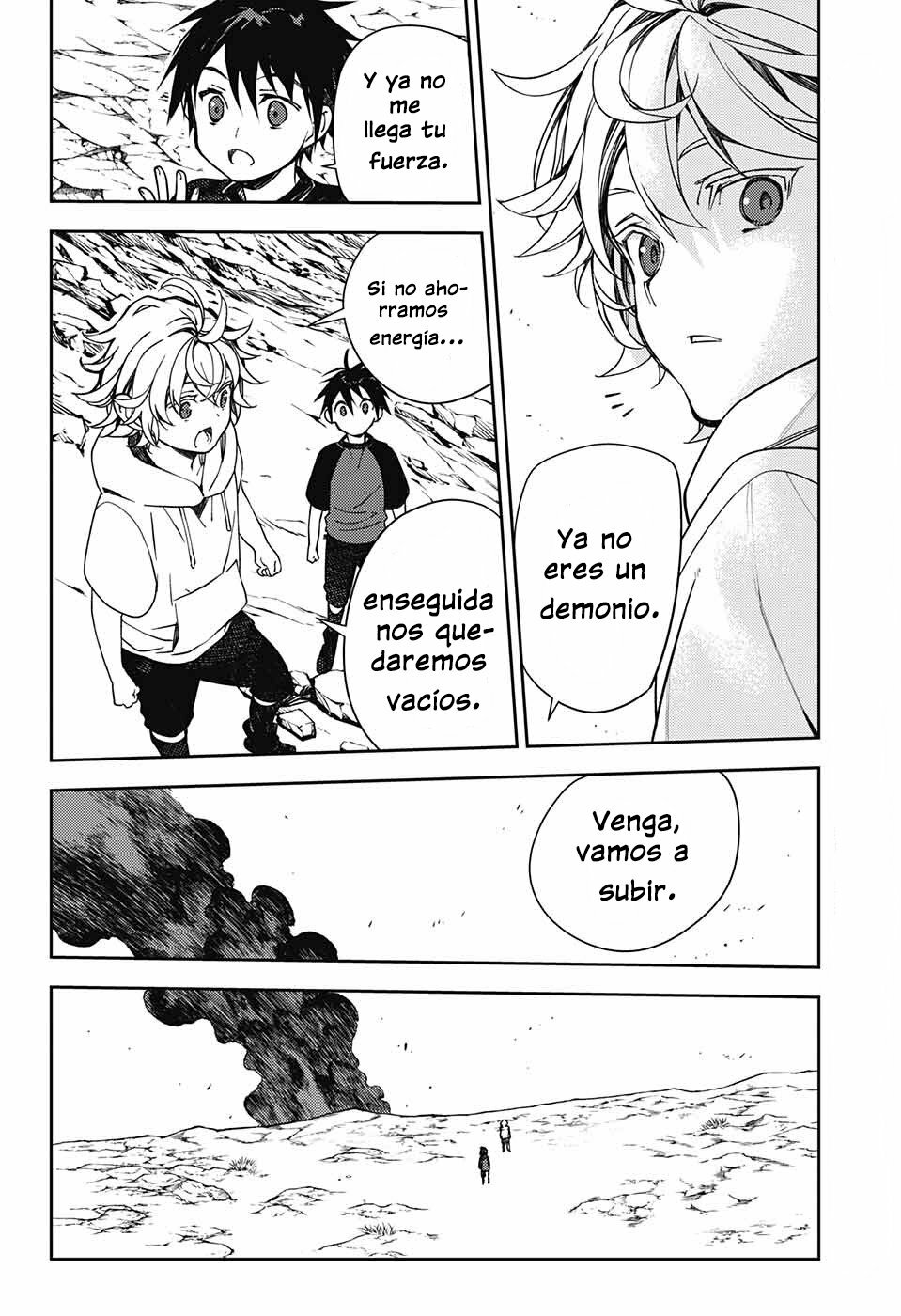 Owari no Seraph Capitulo 123: Juego de Persecución en la Prehistoria página 34