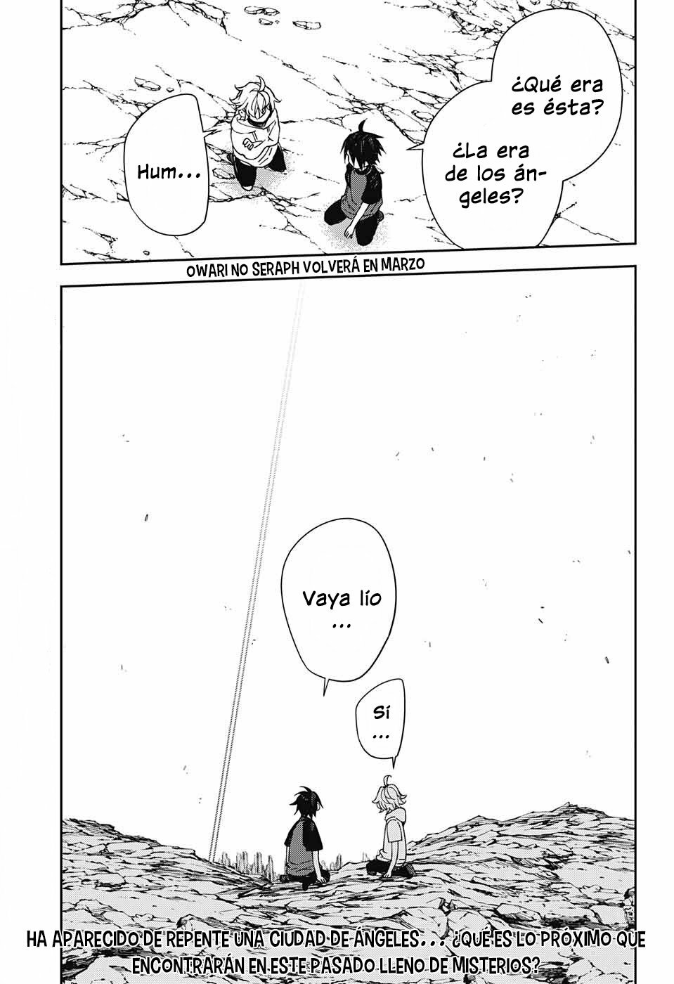 Owari no Seraph Capitulo 123: Juego de Persecución en la Prehistoria página 43