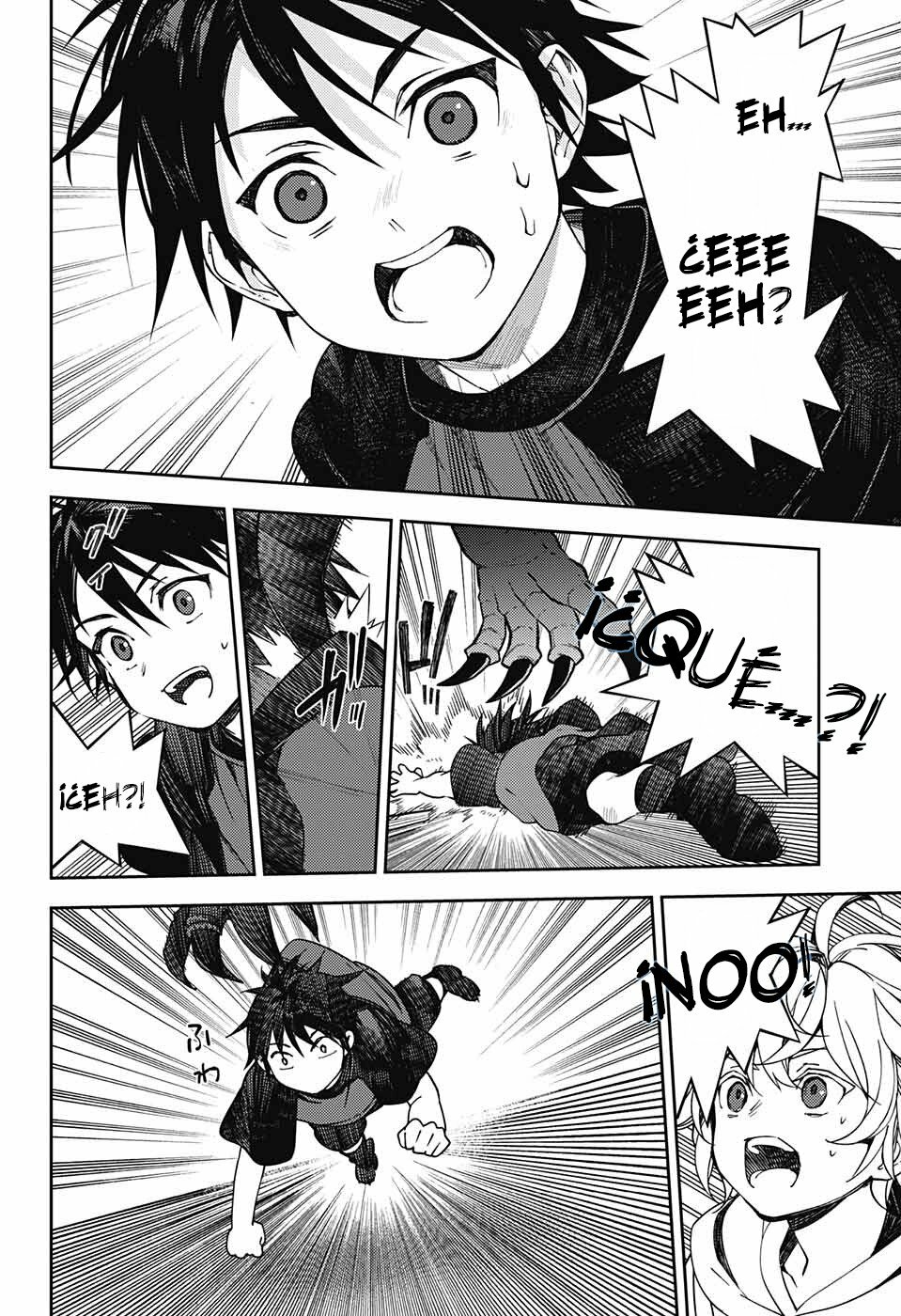 Owari no Seraph Capitulo 123: Juego de Persecución en la Prehistoria página 8