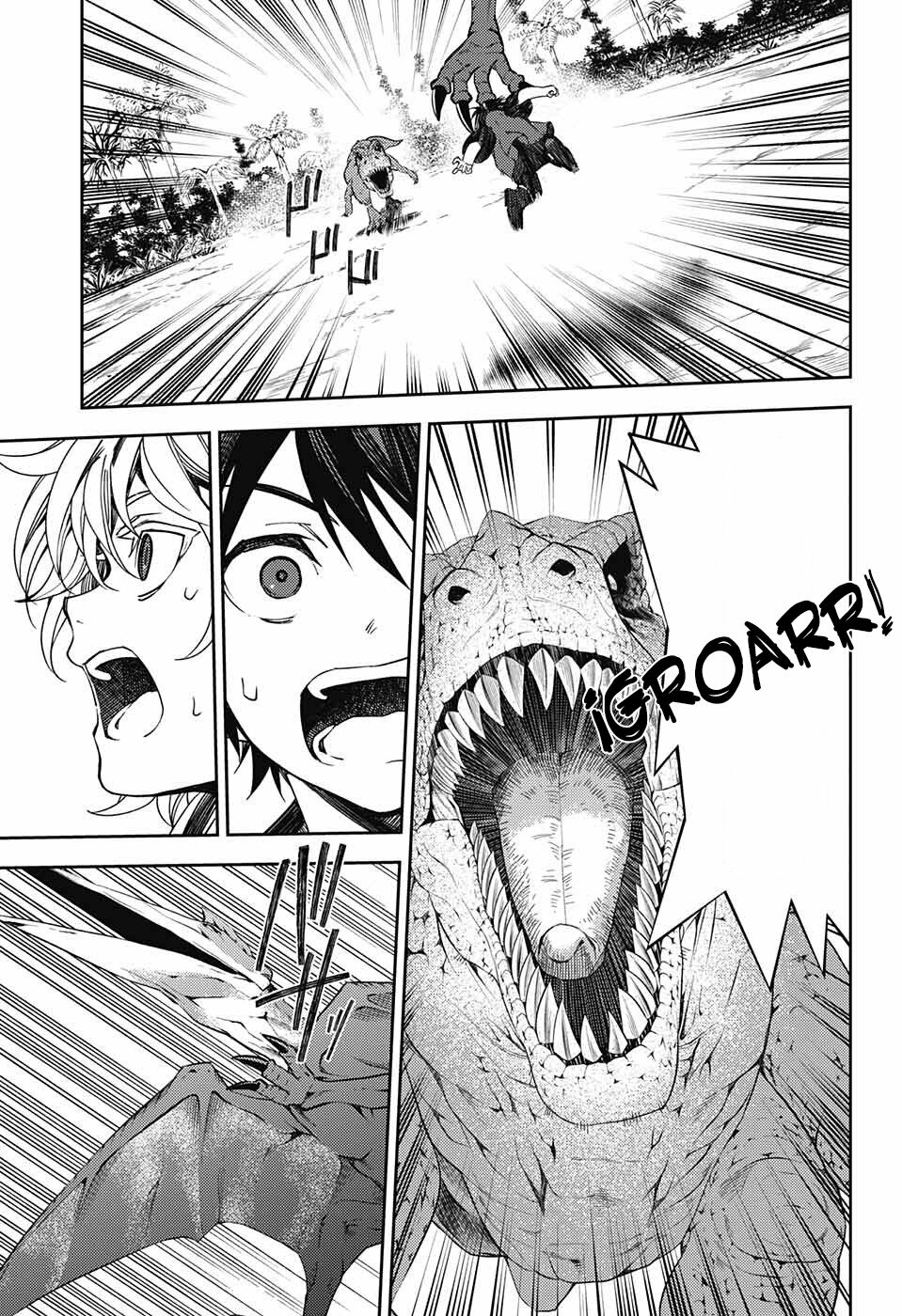Owari no Seraph Capitulo 123: Juego de Persecución en la Prehistoria página 9