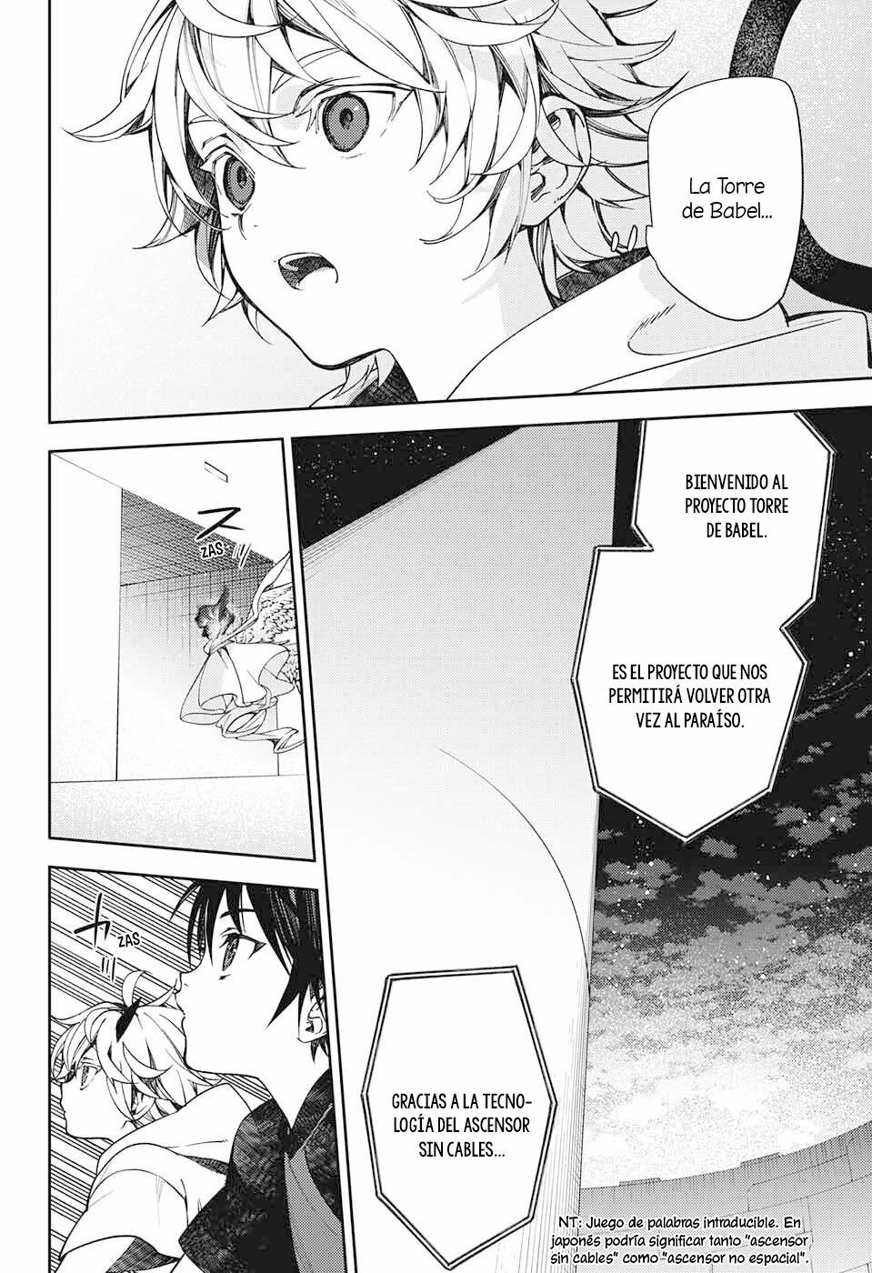 Owari no Seraph Capitulo 124: El Ascensor al Paraíso página 41