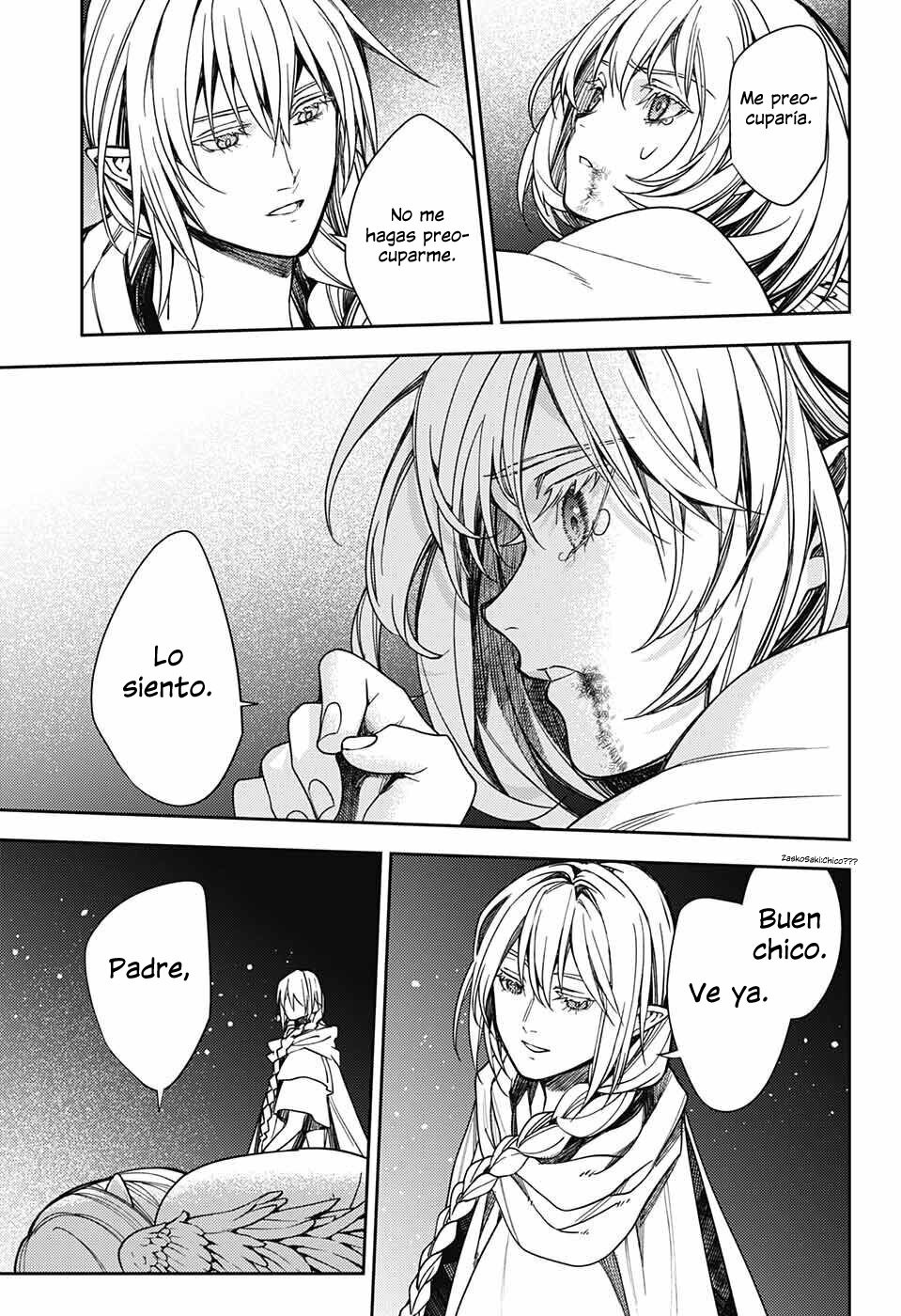 Owari no Seraph Capitulo 125: Papá y helados página 35