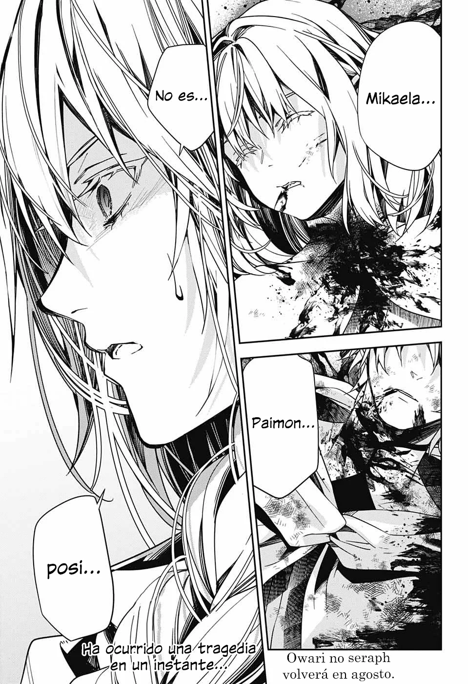 Owari no Seraph Capitulo 127: La lealtad o el amor página 44