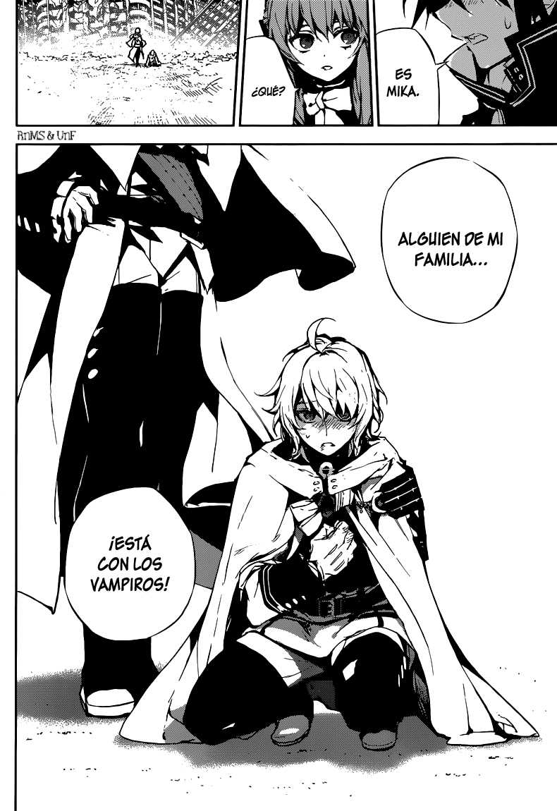 Owari no Seraph Capitulo 13: Reencuentro de los amigos de la infancia página 11