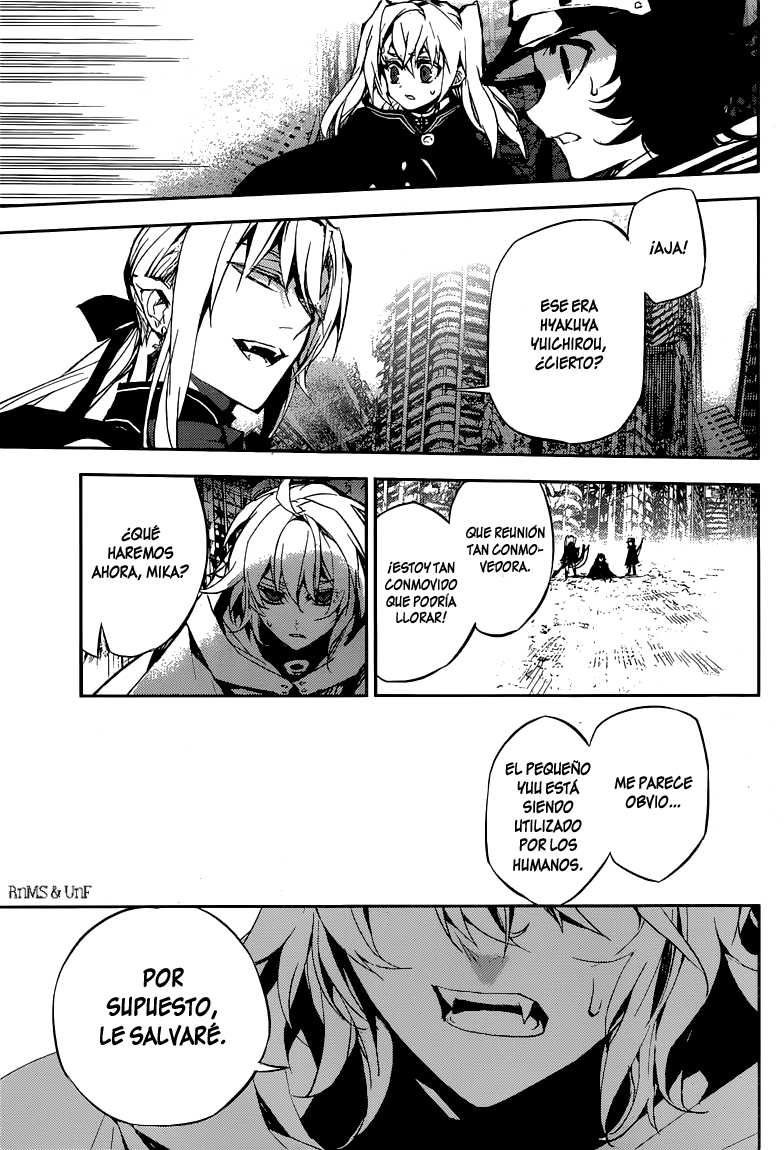 Owari no Seraph Capitulo 13: Reencuentro de los amigos de la infancia página 12