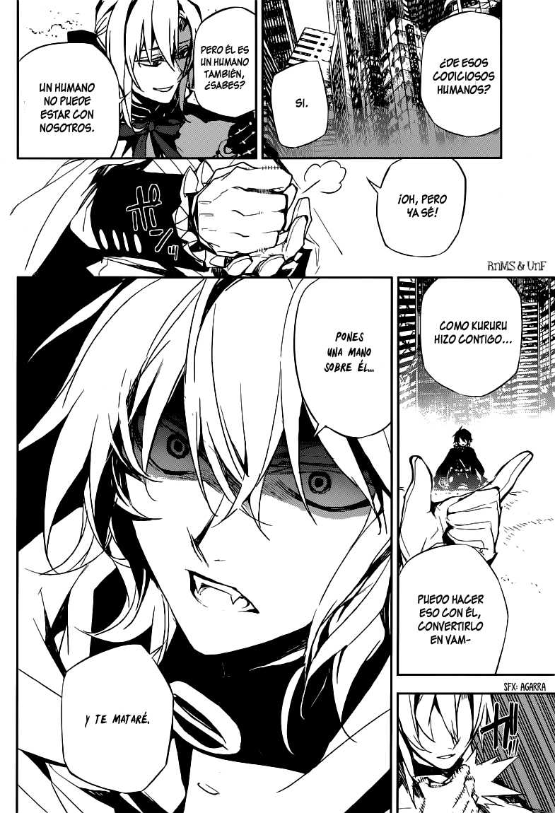 Owari no Seraph Capitulo 13: Reencuentro de los amigos de la infancia página 13