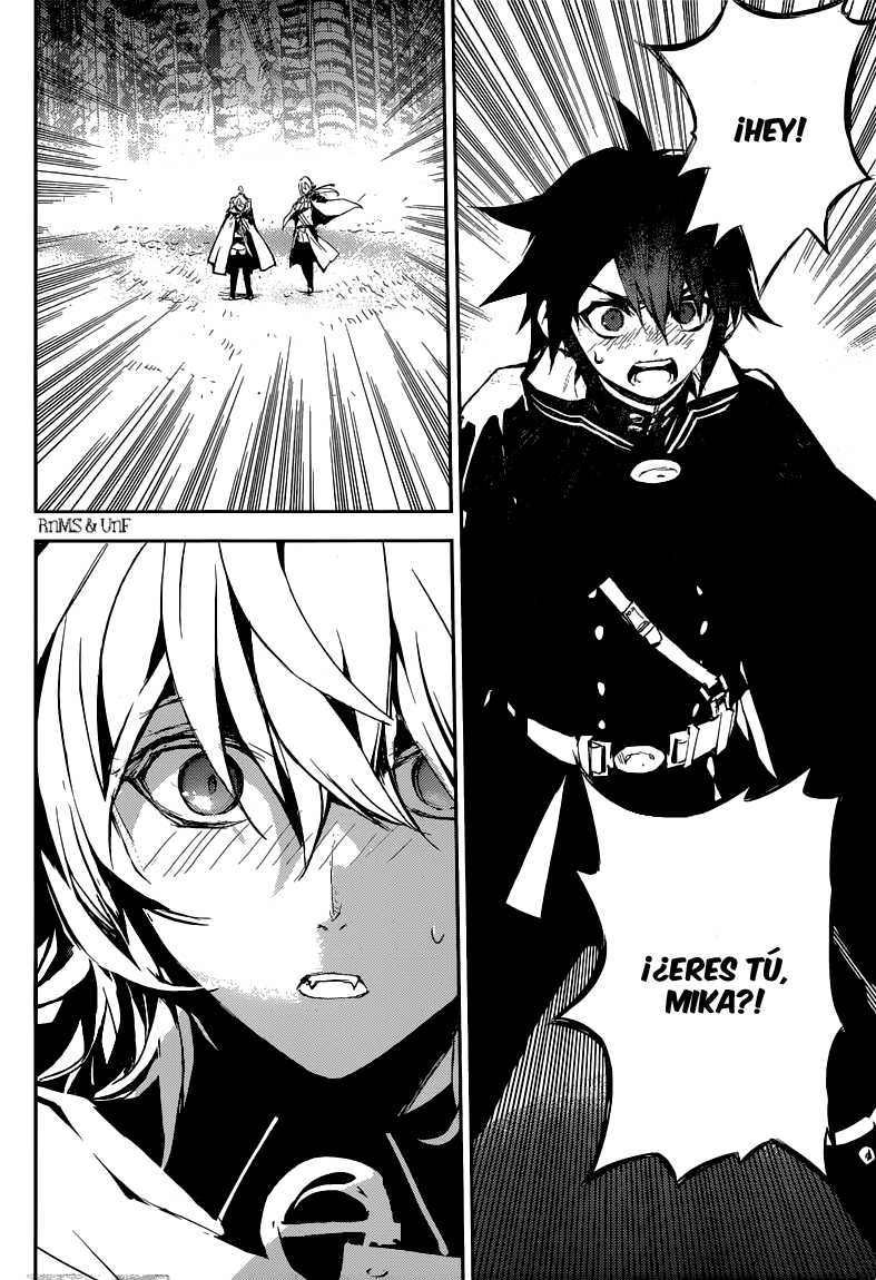 Owari no Seraph Capitulo 13: Reencuentro de los amigos de la infancia página 17