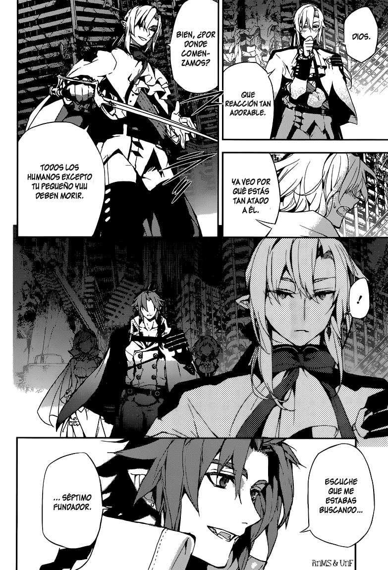 Owari no Seraph Capitulo 13: Reencuentro de los amigos de la infancia página 19