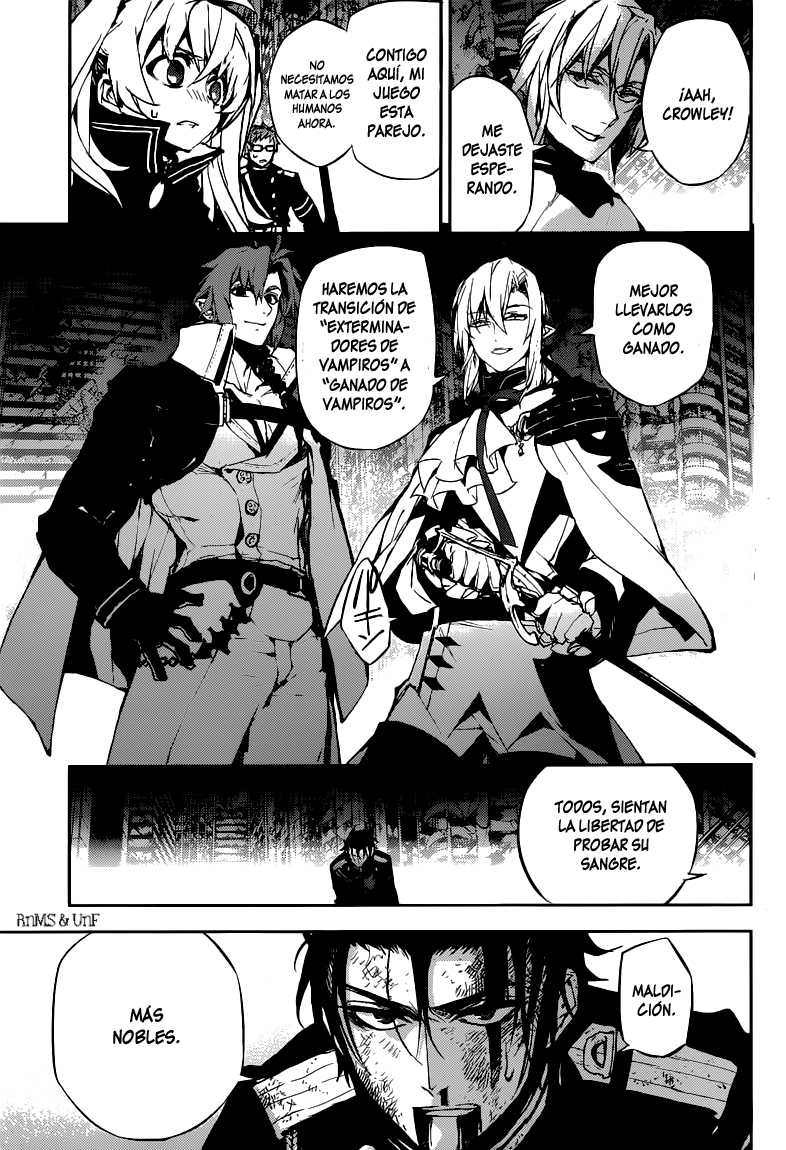 Owari no Seraph Capitulo 13: Reencuentro de los amigos de la infancia página 20