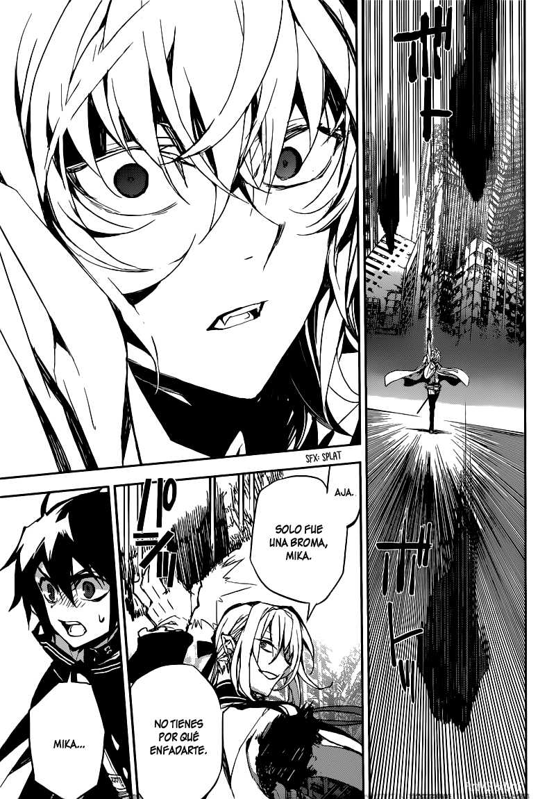 Owari no Seraph Capitulo 13: Reencuentro de los amigos de la infancia página 26