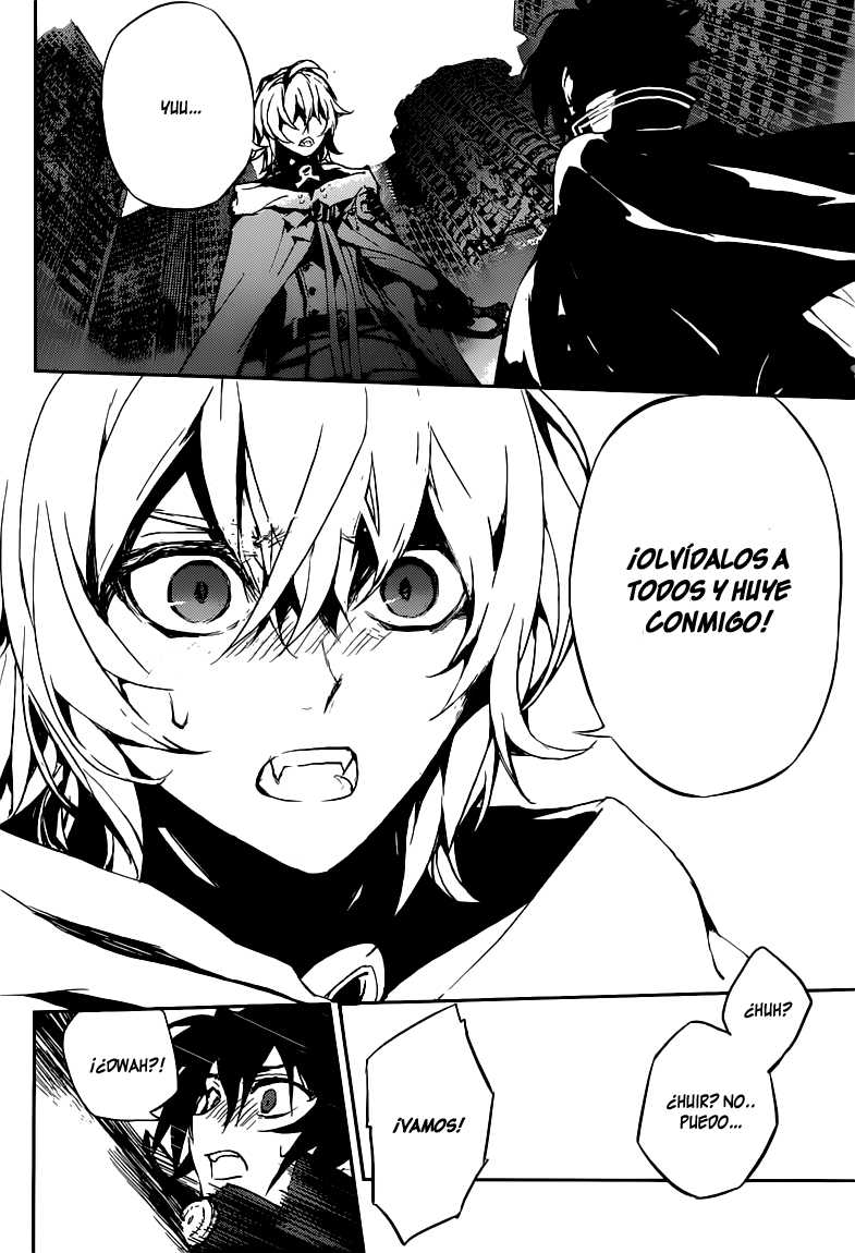 Owari no Seraph Capitulo 13: Reencuentro de los amigos de la infancia página 27