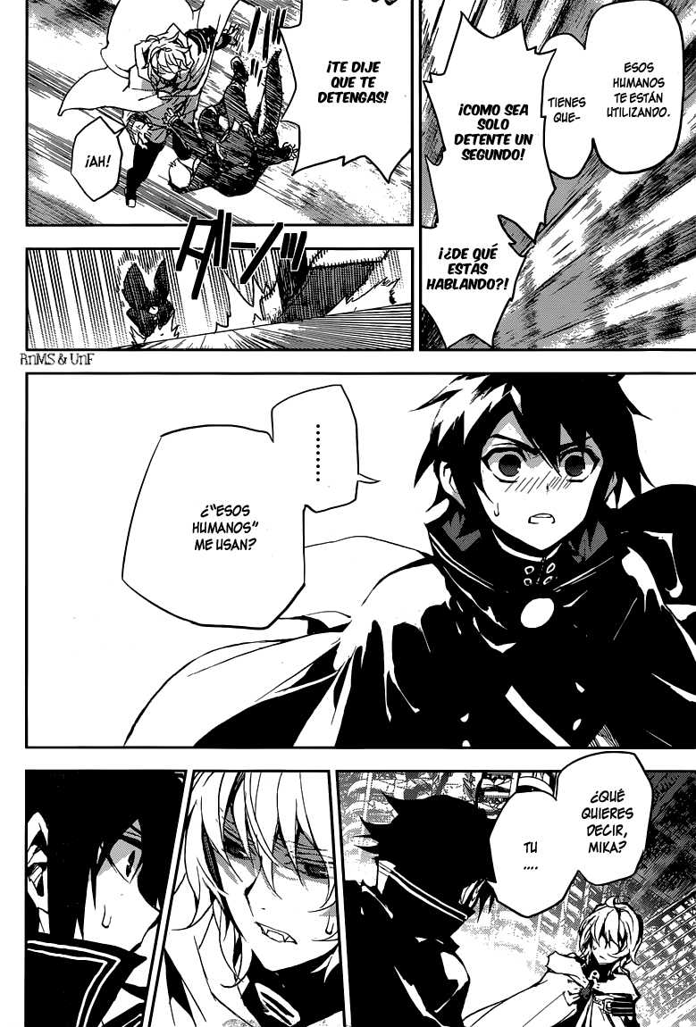 Owari no Seraph Capitulo 13: Reencuentro de los amigos de la infancia página 29